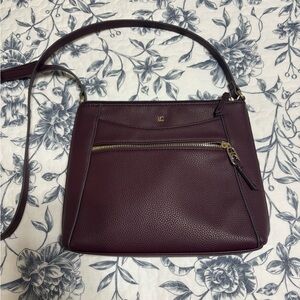 Liz Claiborne Deep Plum Shoulder Bag